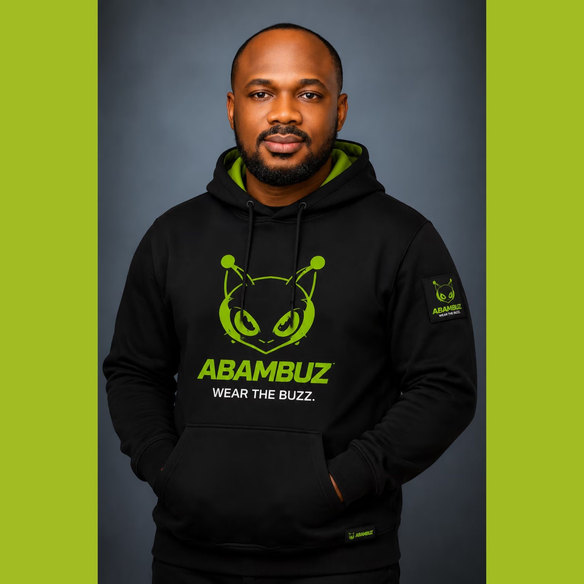 ABAMBUZ BUZZ SERIES Hoodie V02 Neon Drift – Premium Streetwear Drop