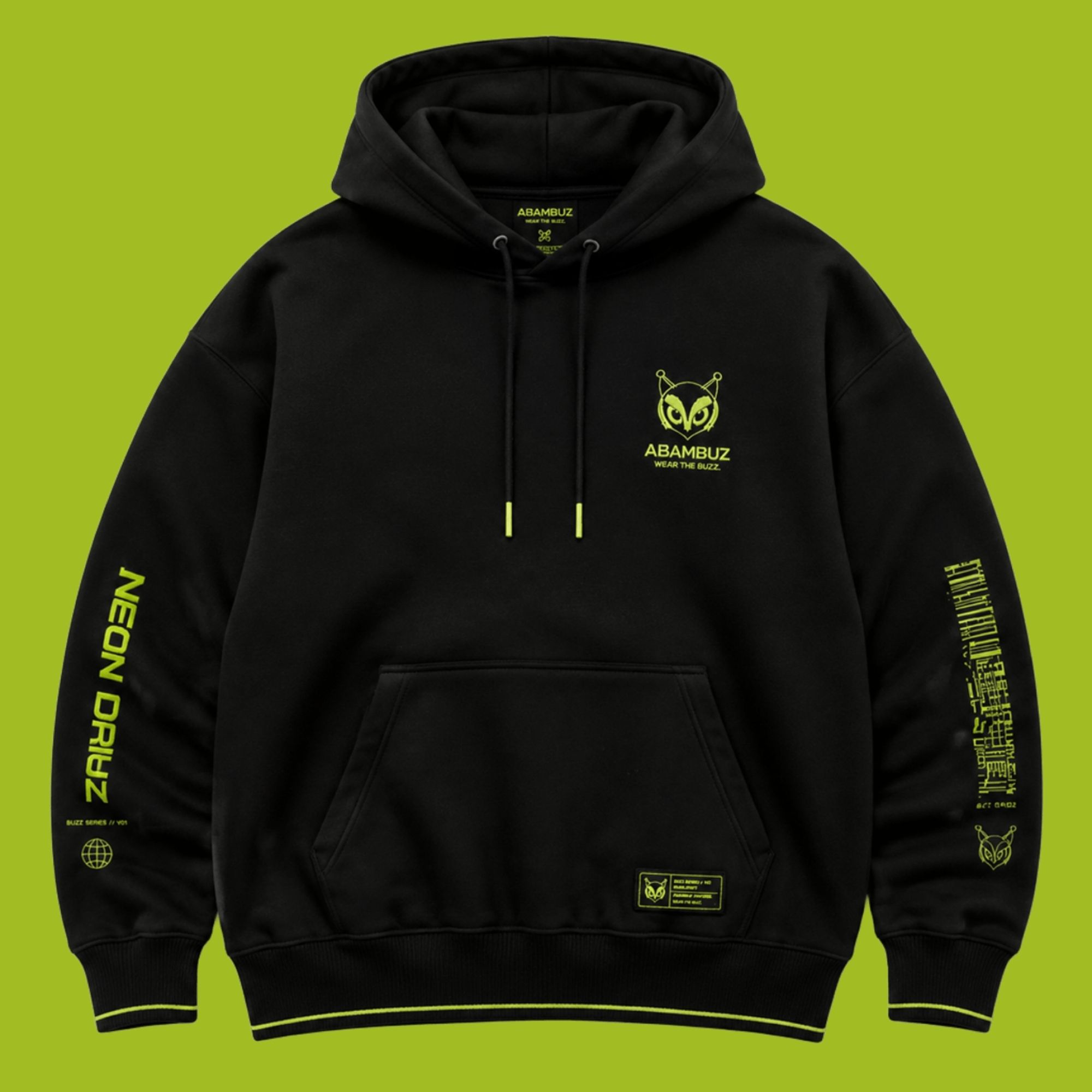 HOODIE V01 — “NEON DRIFT”