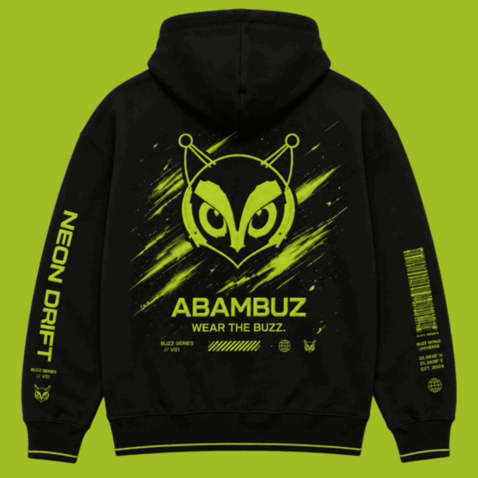 HOODIE V01 — “NEON DRIFT” - Image 3