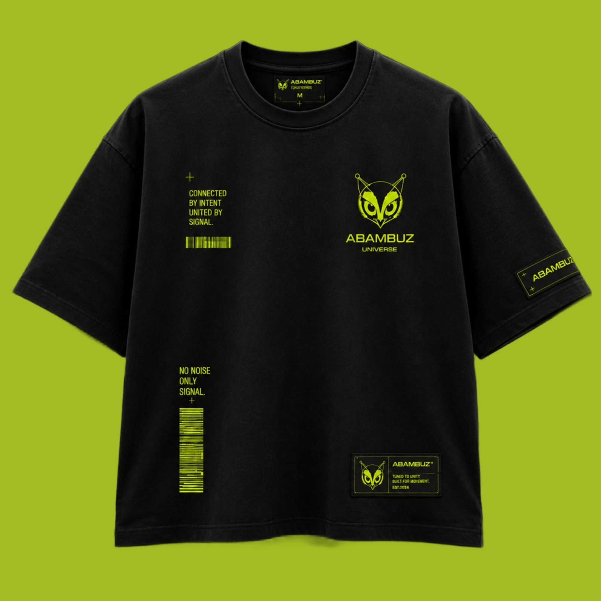 TEE V02 — “LIME STATIC”