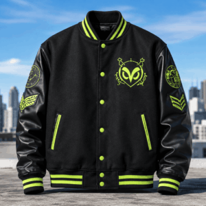 ABAMBUZ Galactic Varsity Jacket